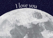 I Love You to the Moon Care Package Sticker Kit