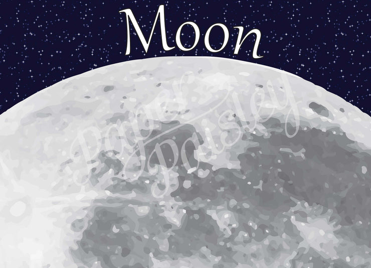 I Love You to the Moon Care Package Sticker Kit