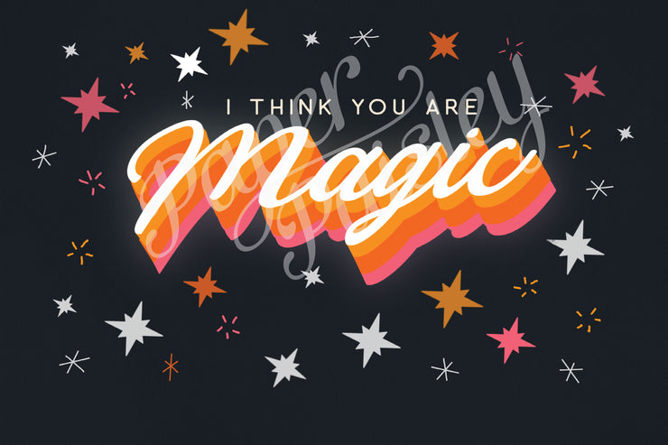 I Think You are Magic Care Package Sticker Kit