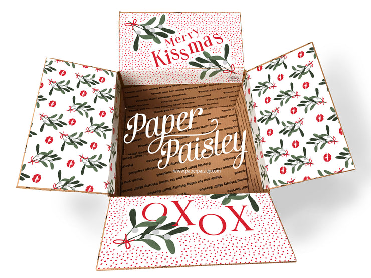 Merry Kissmas Care Package Sticker Kit