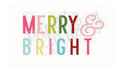 Merry & Bright Care Package Sticker Kit