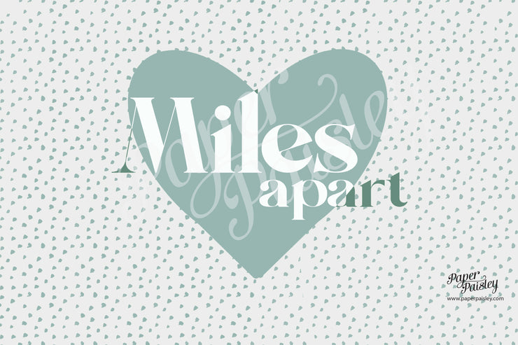 Miles Apart, Close at Heart Care Package Sticker Kit