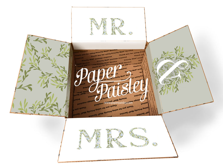 Mr & Mrs Care Package Sticker Kit