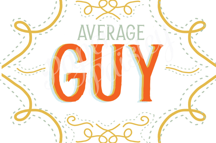 Nacho Average Guy Care Package Sticker Kit