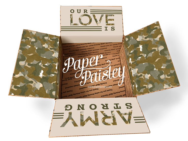 Our Love is Army Strong Care Package Sticker Kit