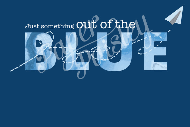 Out of the Blue to Say I Love You Care Package Sticker Kit