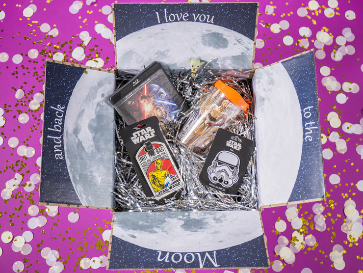 I Love You to the Moon Care Package Sticker Kit