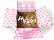 Pink Pattern Care Package Sticker Kit
