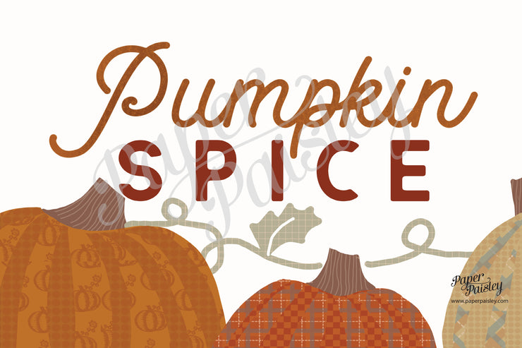 Pumpkin Spice Care Package Sticker Kit