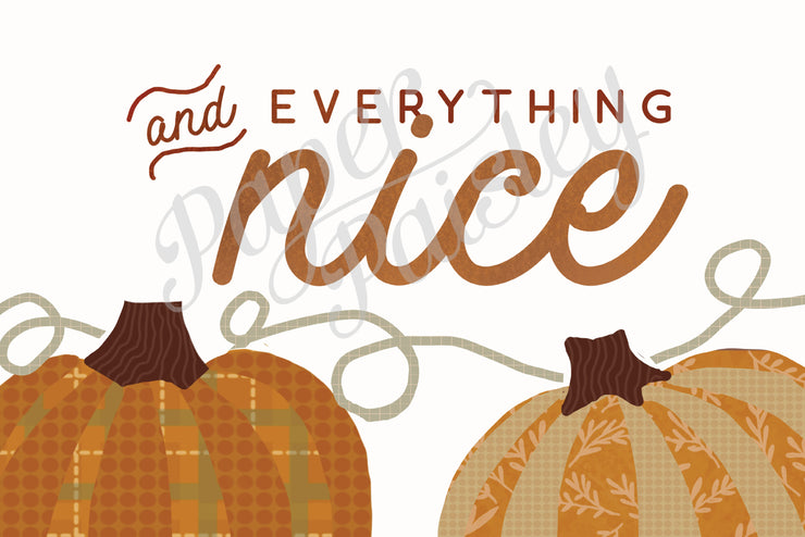 Pumpkin Spice Care Package Sticker Kit