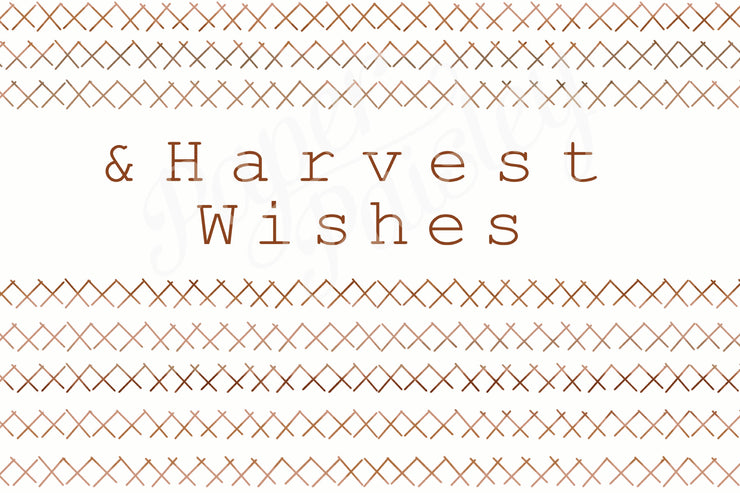 Pumpkin Kisses & Harvest Wishes Care Package Sticker Kit