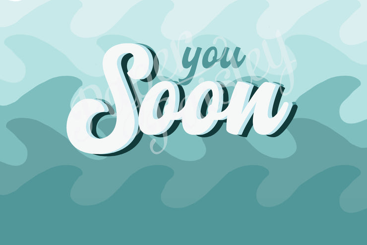 Sea You Soon Care Package Sticker Kit