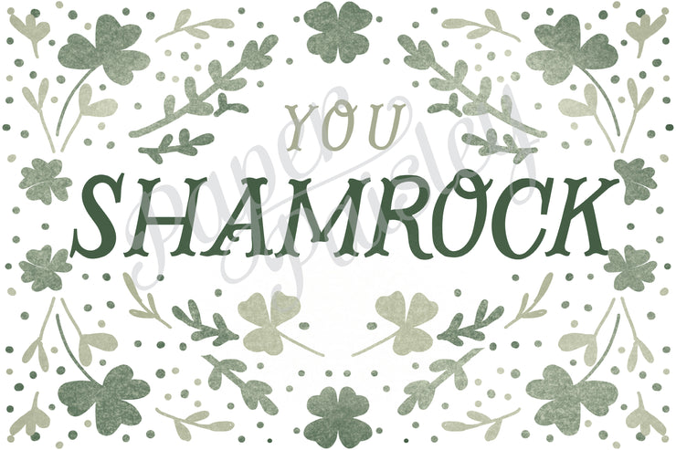 You Shamrock My World Care Package Sticker Kit
