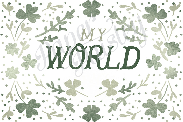 You Shamrock My World Care Package Sticker Kit