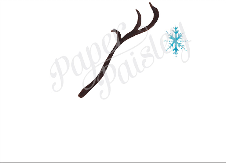 Snowman Care Package Sticker Kit