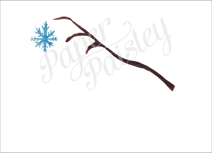 Snowman Care Package Sticker Kit