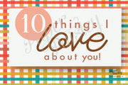 Ten Things I Love About You Care Package Sticker Kit