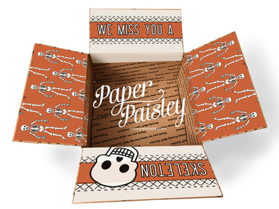 We Miss You a Skele-ton Care Package Sticker Kit