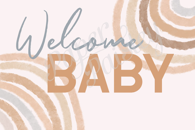 Welcome Baby Care Package Sticker Kit