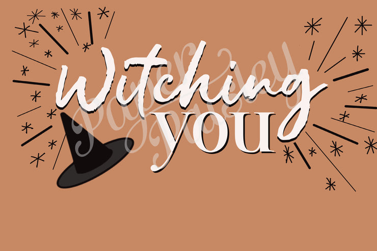 Witching You a Happy Halloween Care Package Sticker Kit