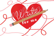 You are So Write For Me Care Package Sticker Kit