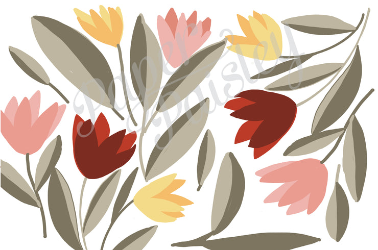 Tulips Care Package Sticker Kit