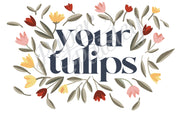 Tulips Care Package Sticker Kit